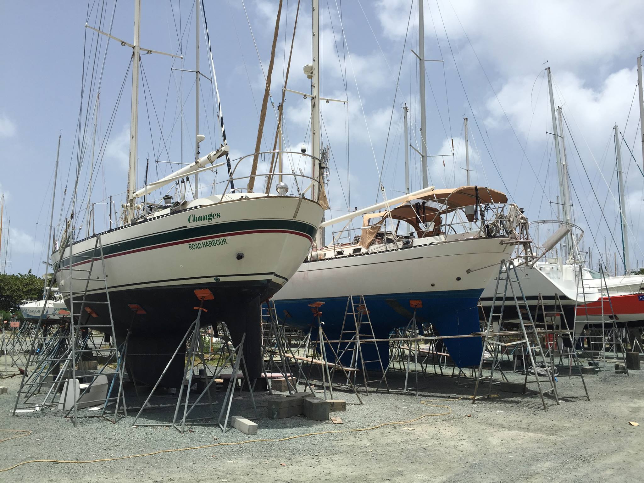 44 foot lafitte sailboat