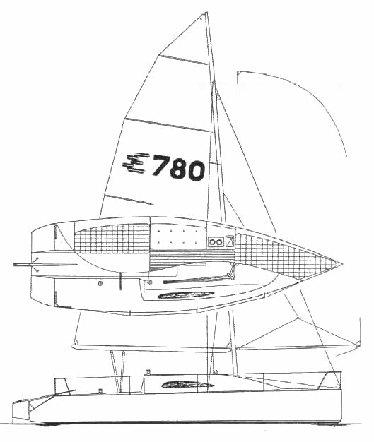 Drawing of Elliott 780