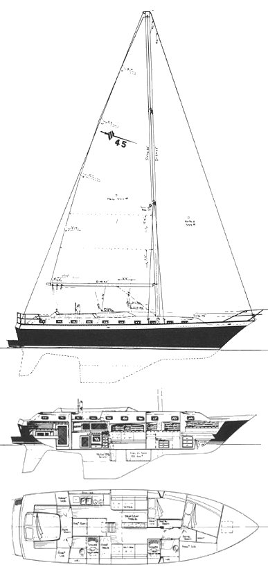 Drawing of Lancer 45