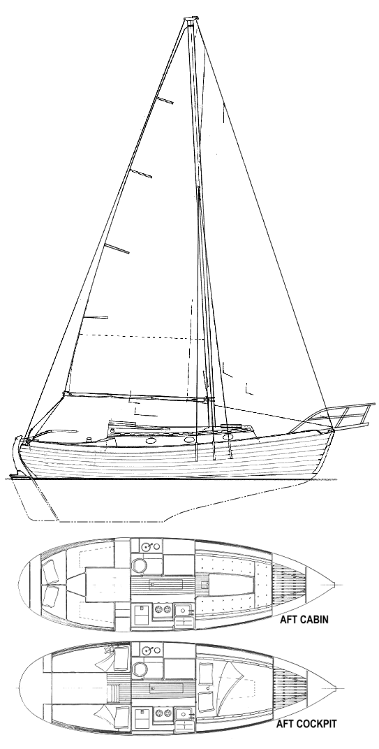Drawing of Nor'sea 27