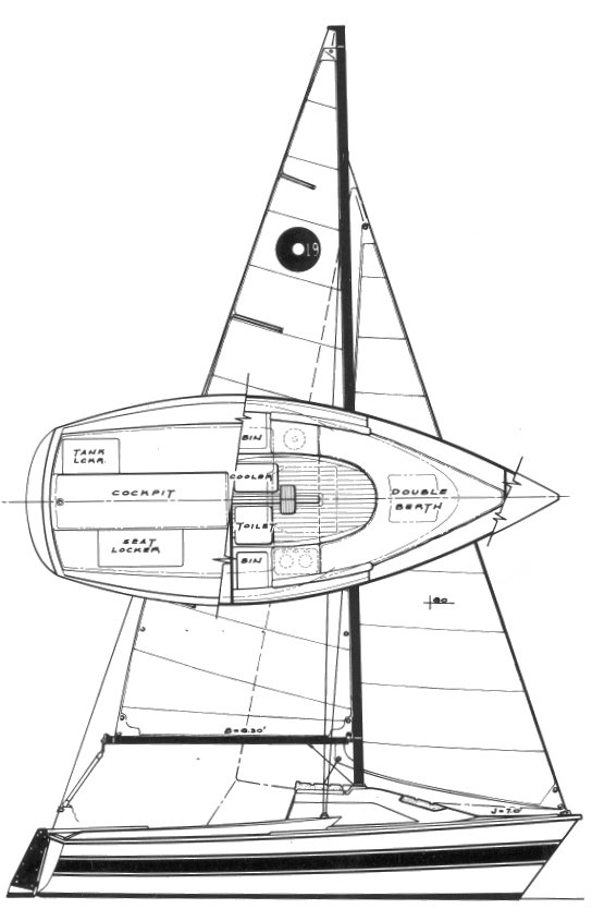 Drawing of O'Day 19