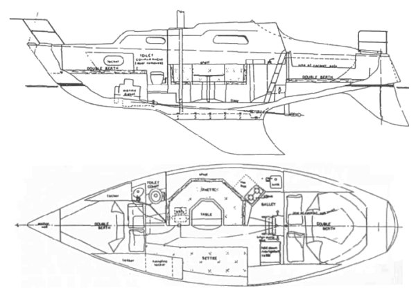 Drawing of Aus Endeavour 28