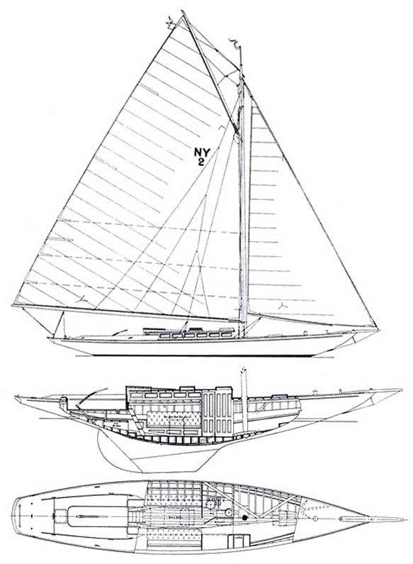 Drawing of New York Yacht Club 30