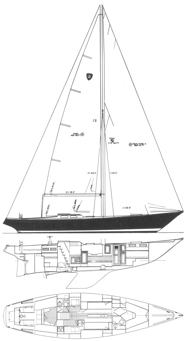 Drawing of Columbia 52