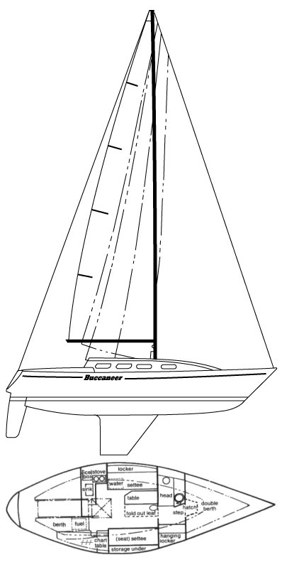 Drawing of Buccaneer 295