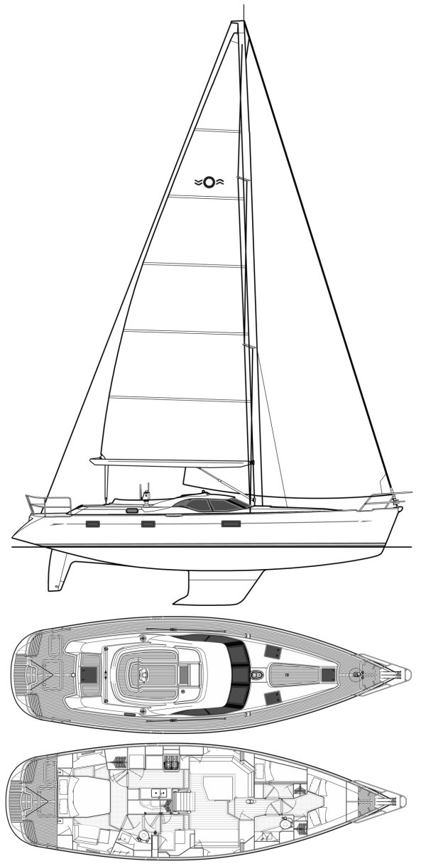 Drawing of Oyster 475