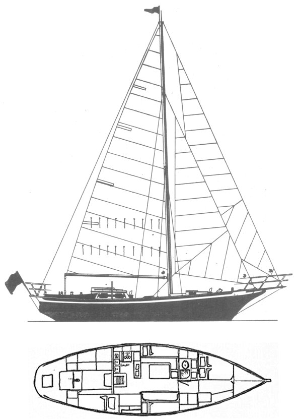 Drawing of Cuttyhunk 41