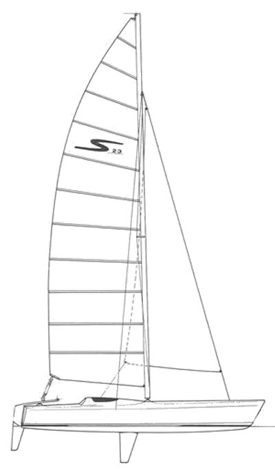 Drawing of Stiletto 23