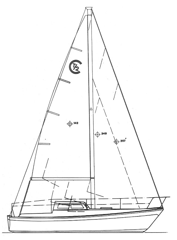 Drawing of Cal T/2