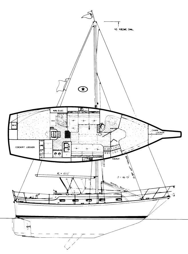 Drawing of Island Packet 32
