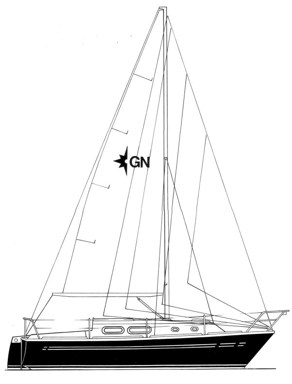 Drawing of Westerly Griffon 26