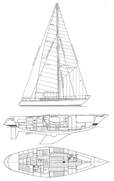 Drawing of Swan 431