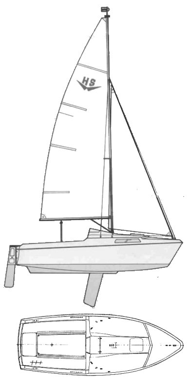 Drawing of Happy Sailer 18