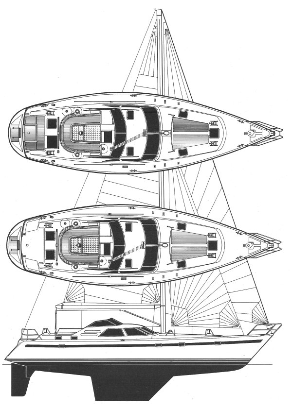 Drawing of Taswell 49 MS