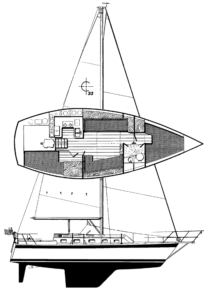 Drawing of Caliber 33