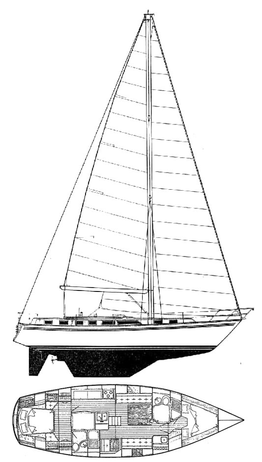 Drawing of Endeavour 42
