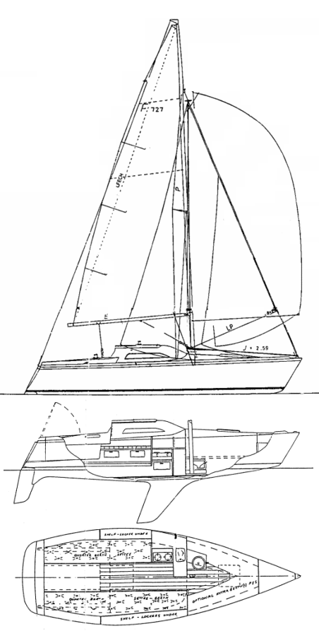 Drawing of Farr 727