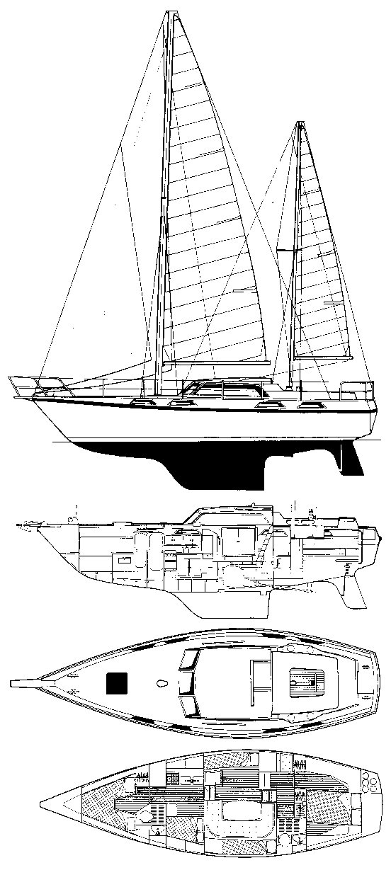 Drawing of Colvic Victor 40