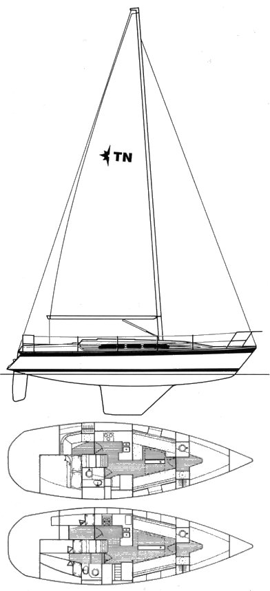 Drawing of Westerly Typhoon 37