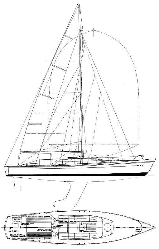 Drawing of Royal Cape One-Design