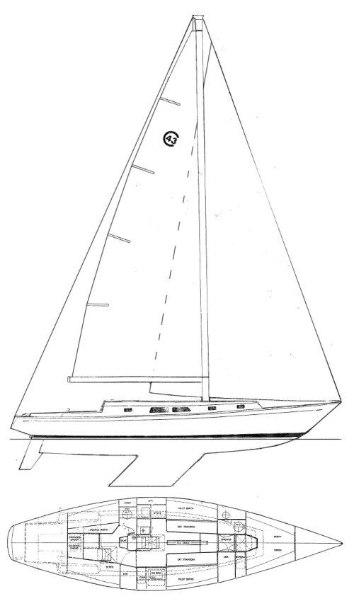 Drawing of Cal 43