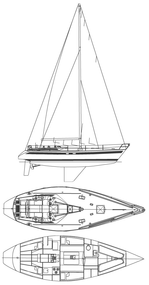 Drawing of Swan 39