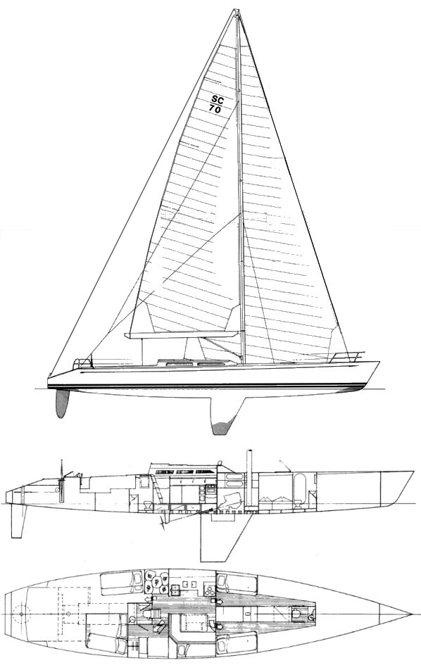 Drawing of Santa Cruz 70