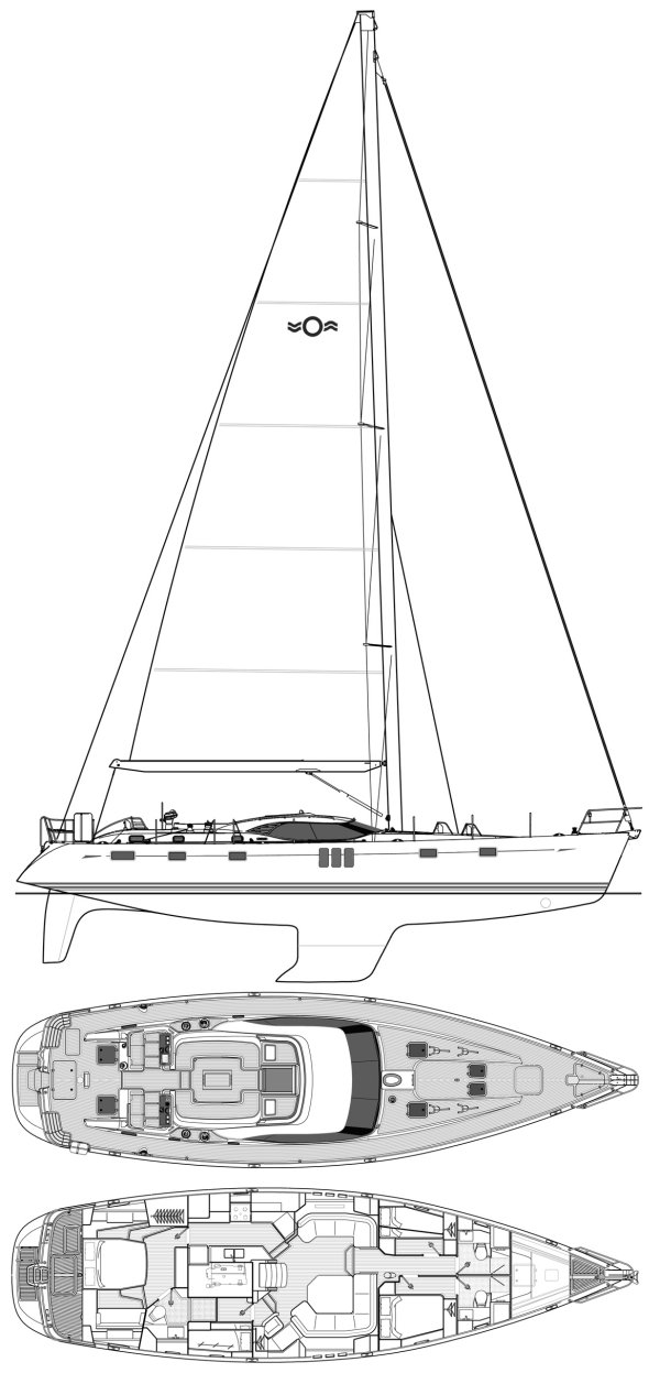 Drawing of Oyster 625