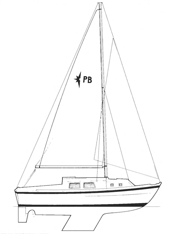 Drawing of Westerly Pembroke 26