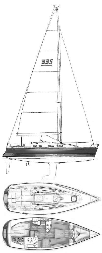 Drawing of X-332 Sport