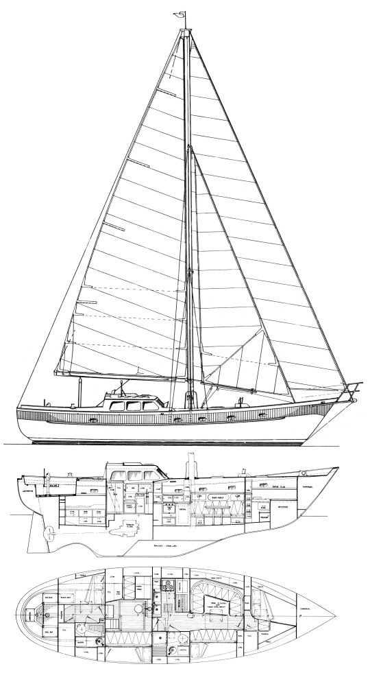Drawing of Oceanic 46 (Brewer)