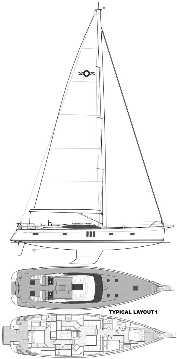 Drawing of Oyster 675