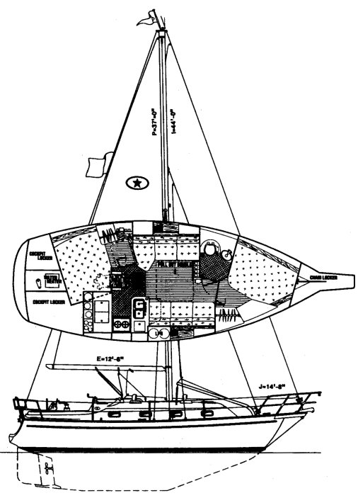 Drawing of Island Packet 320