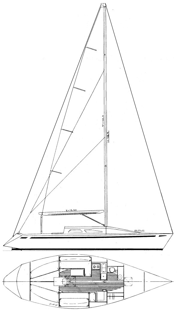 Drawing of Andercraft 36