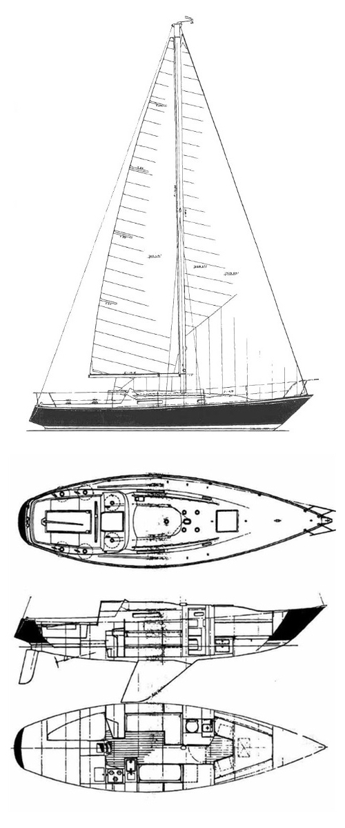 Drawing of Viking 34