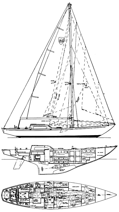 Drawing of Columbia 50