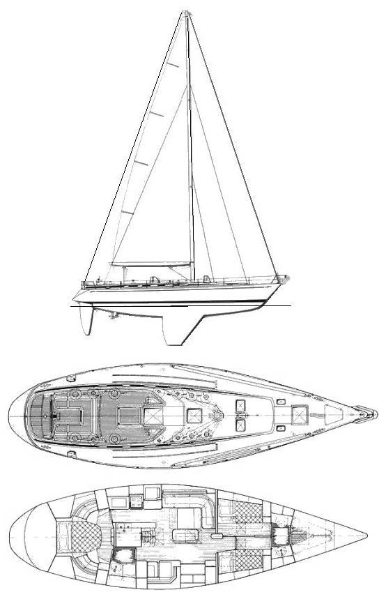 Drawing of Swan 53