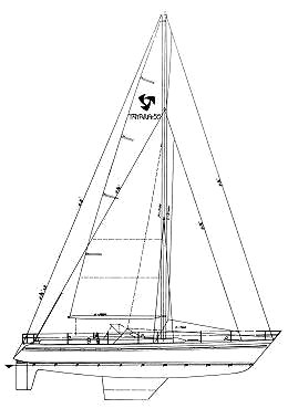 Drawing of Tayana 55