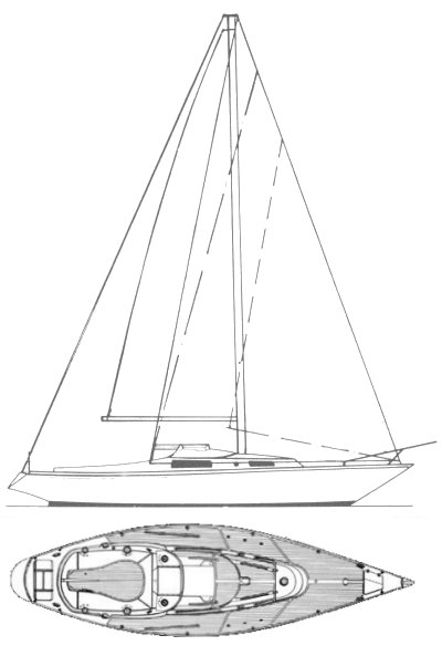 Drawing of Javelin 30 (Parker)