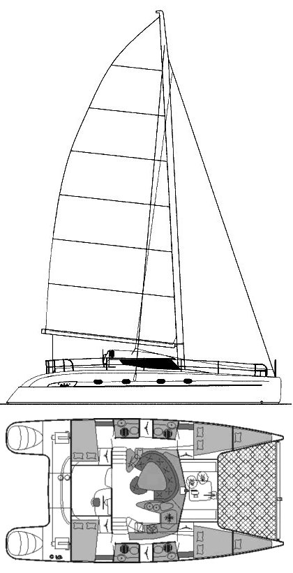 Drawing of Bahia 46