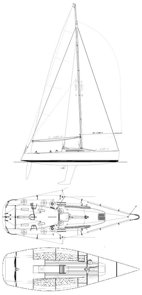 Drawing of Farr 39ML
