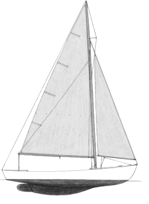 Drawing of Small Point One-Design