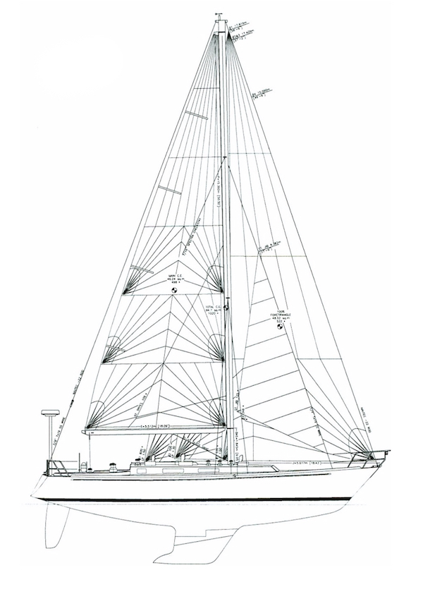 Drawing of Navy 44 MK II
