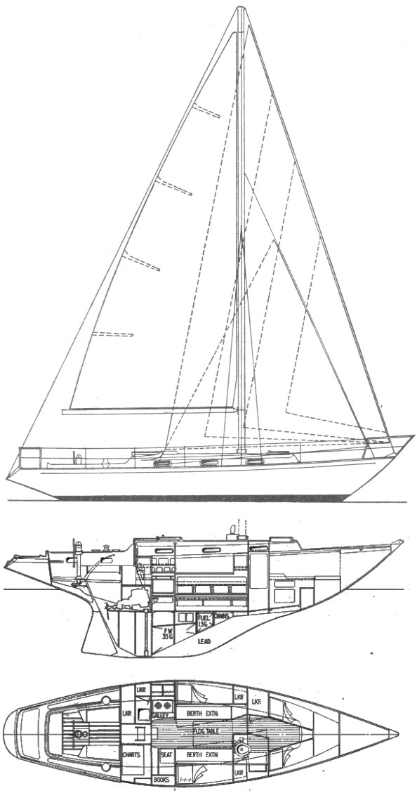 Drawing of Strider 35