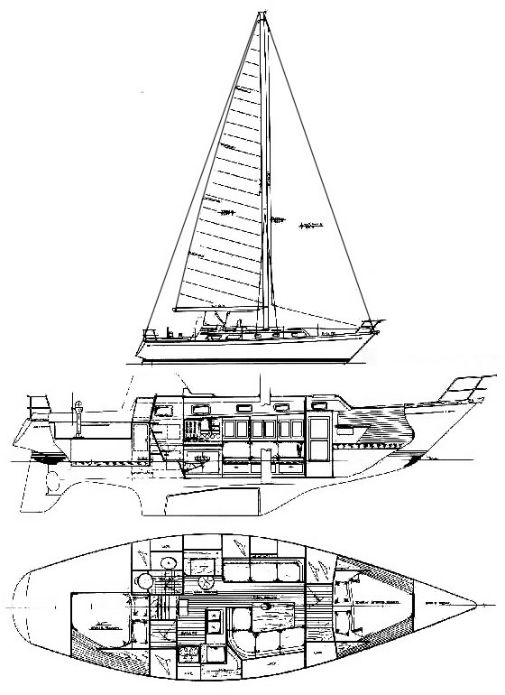 Drawing of Bristol 3800