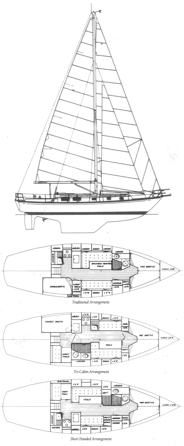 Drawing of Dickerson 37 AC