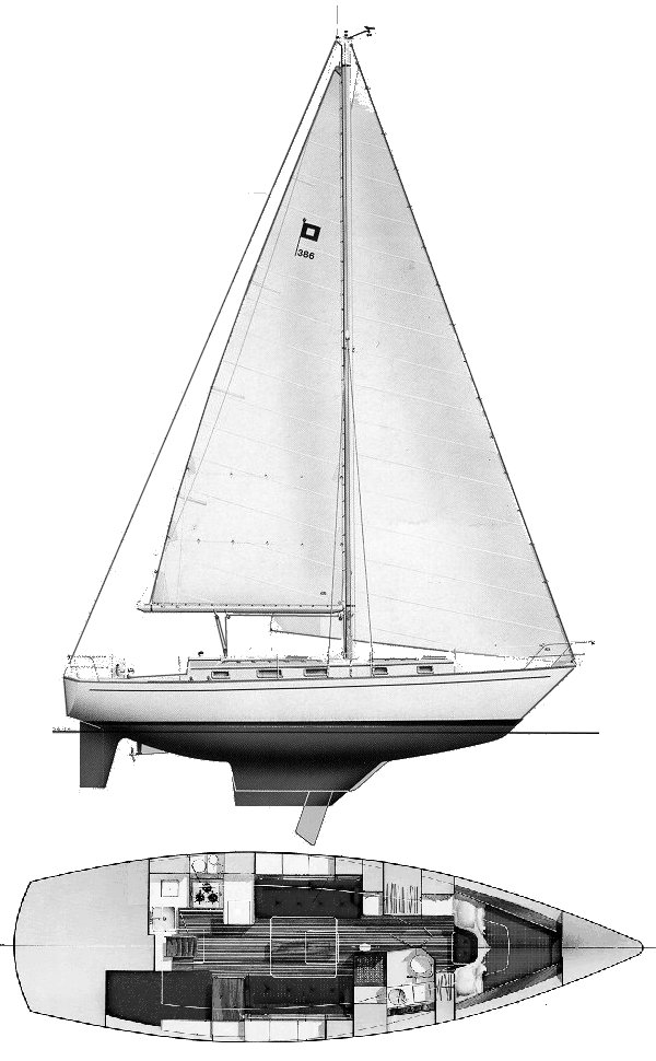 Drawing of Pearson 386