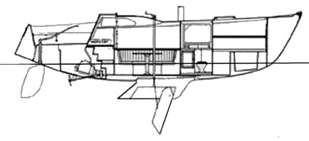 Drawing of Columbia 34 MK II CB