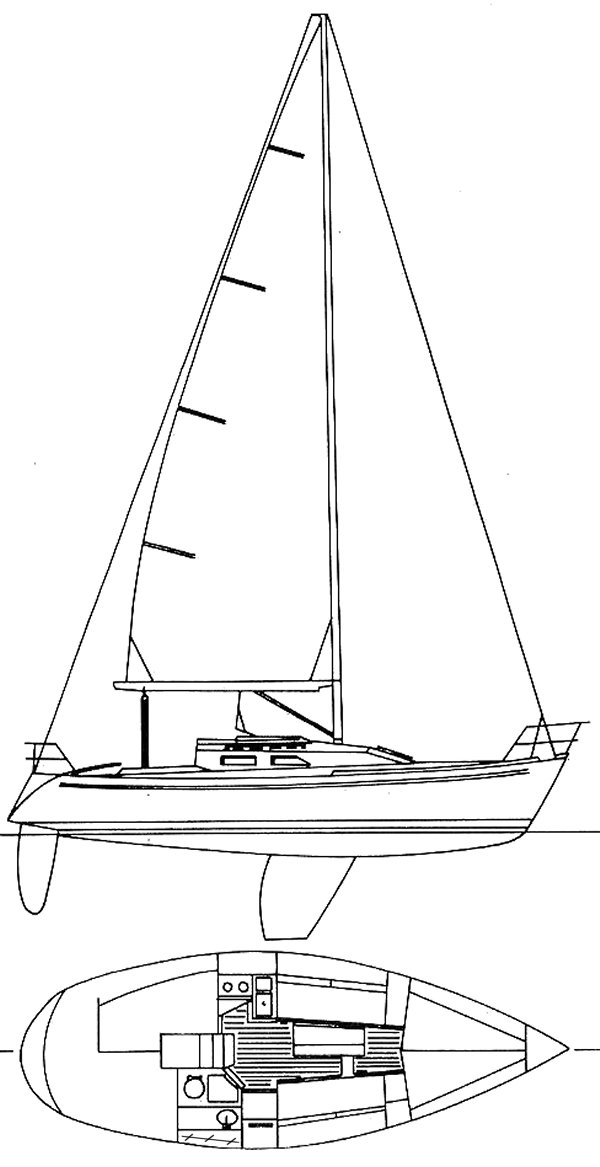 Drawing of Frers 30