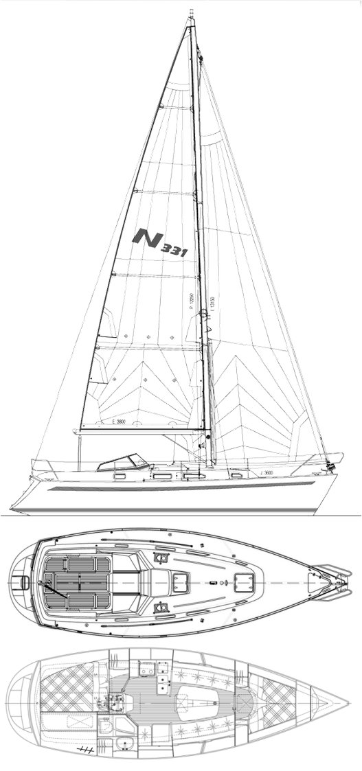 Drawing of Najad 331